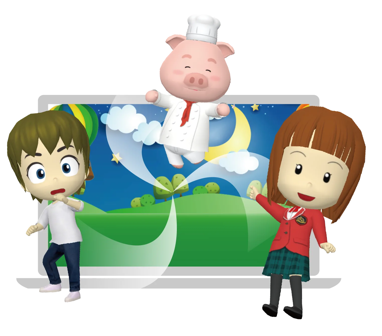 AIスマートアバターの利用イメージ